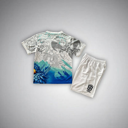 Brazil "Rio Rise" Premium Kids Size Kit from FootballPrestige.com - Premium Football Kits