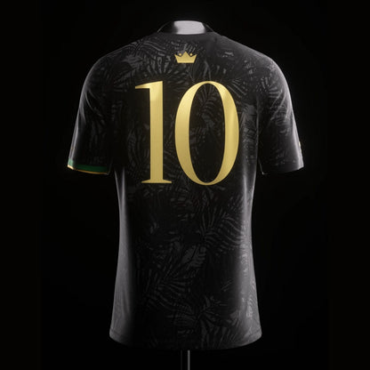 Brazil "The Prince" Premium Black Kit from FootballPrestige.com - Premium Football Kits