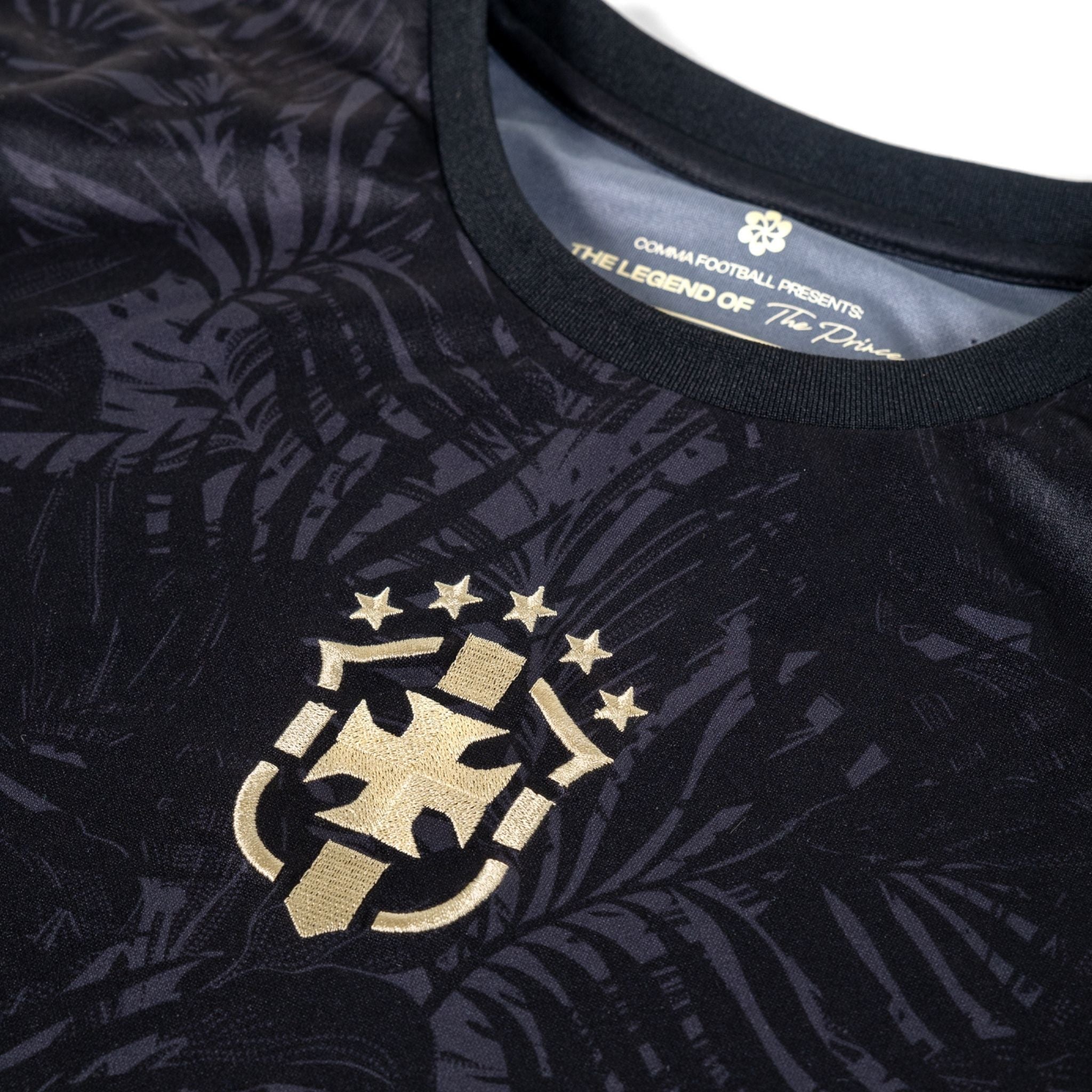 Brazil "The Prince" Premium Black Kit from FootballPrestige.club - Premium Football Kits