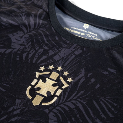 Brazil "The Prince" Premium Black Kit from FootballPrestige.com - Premium Football Kits