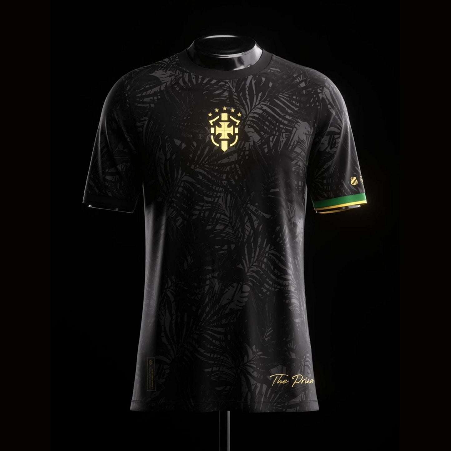 Brazil "The Prince" Premium Black Kit from FootballPrestige.com - Premium Football Kits