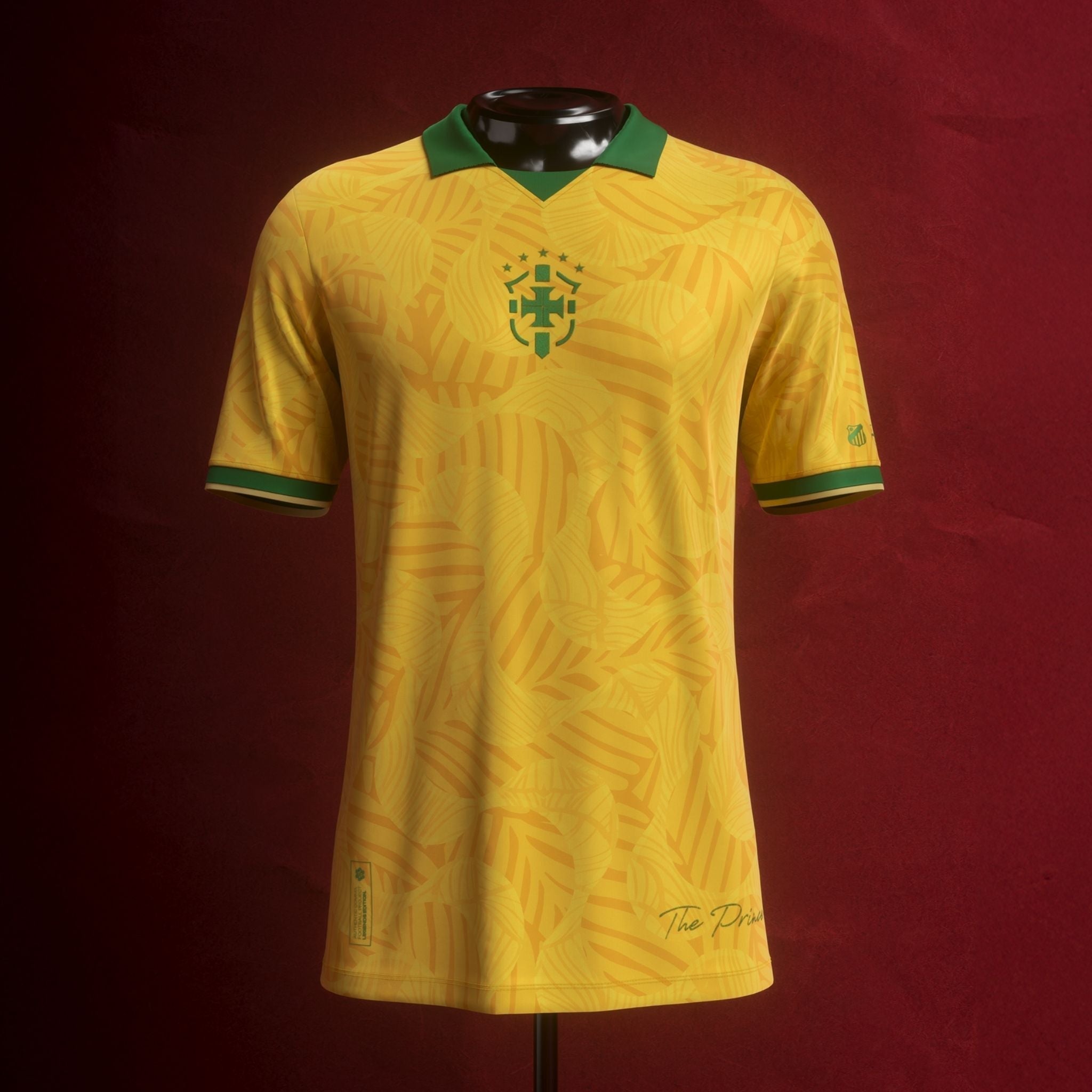 Brazil "The Prince" Premium Yellow Kit from FootballPrestige.club - Premium Football Kits