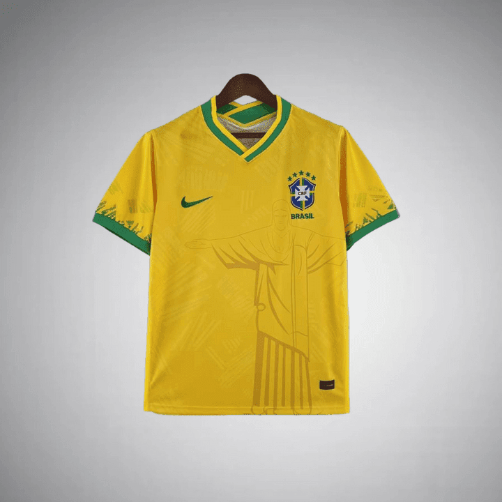 Brazil "The Redeemer" Premium Kit from FootballPrestige.club - Premium Football Kits