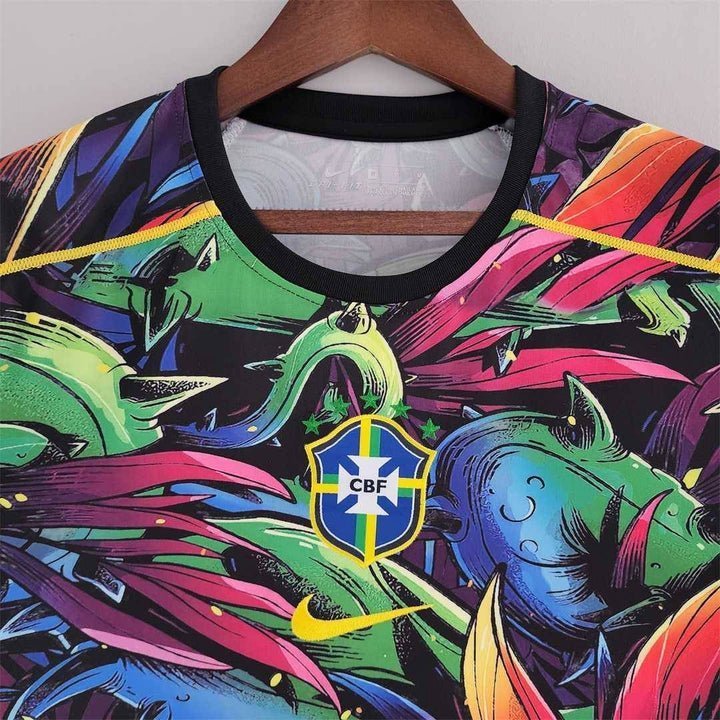 Brazil "Tropical Triumph" Premium Kit from FootballPrestige.com - Premium Football Kits