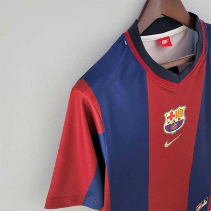 FC Barcelona 1998 - 1999 Retro Home Kit from FootballPrestige.shop - Premium Concept kits