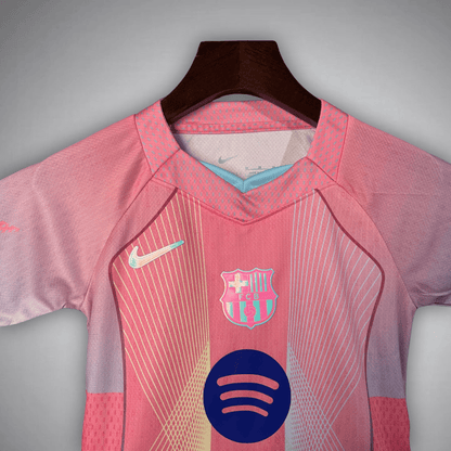 FC Barcelona "Aurora" Premium Kids Size Kit from FootballPrestige.com - Premium Football Kits