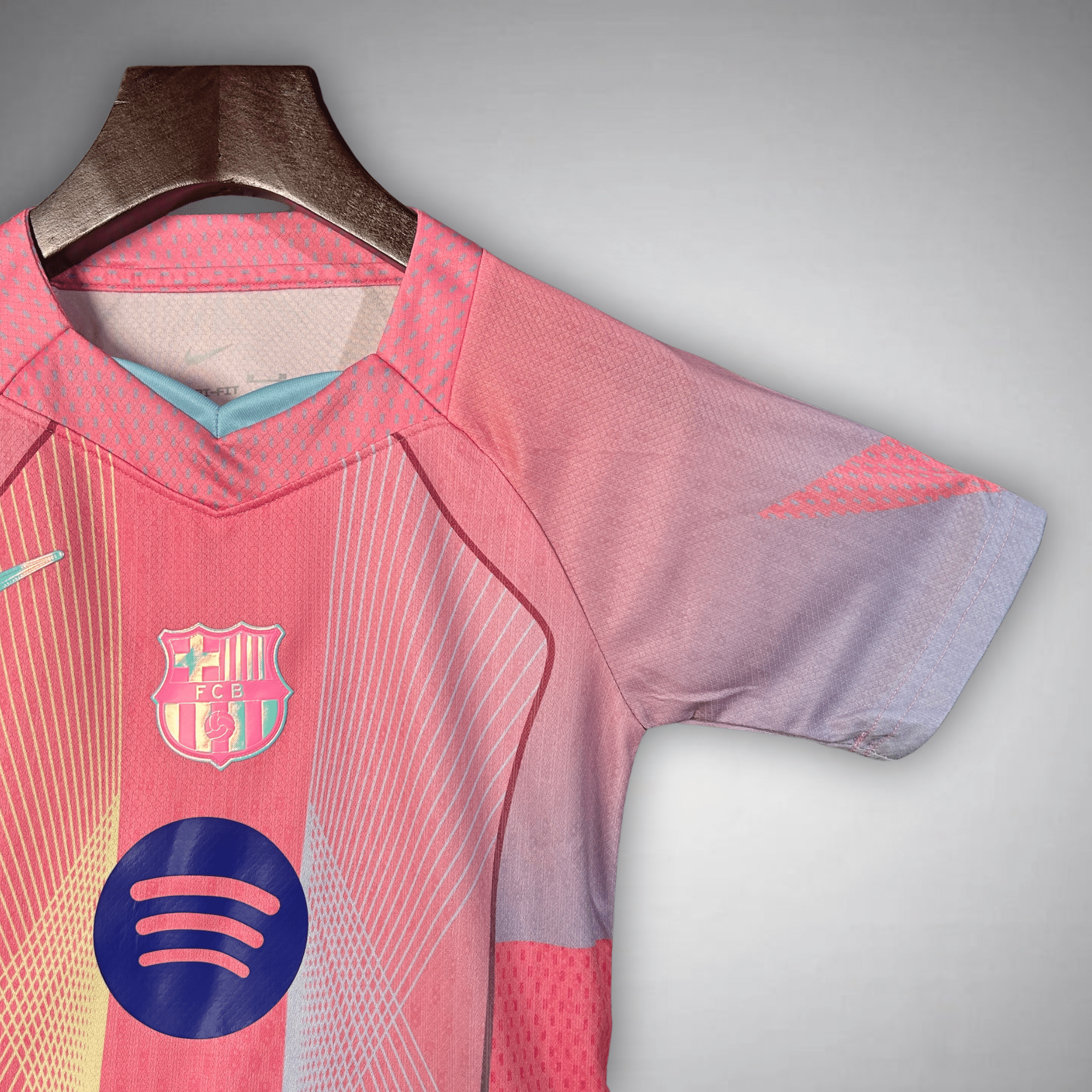 FC Barcelona "Aurora" Premium Kids Size Kit from FootballPrestige.club - Premium Football Kits