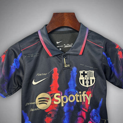 FC Barcelona "Blood and Colors" Premium Kids Size Kit from FootballPrestige.com - Premium Football Kits