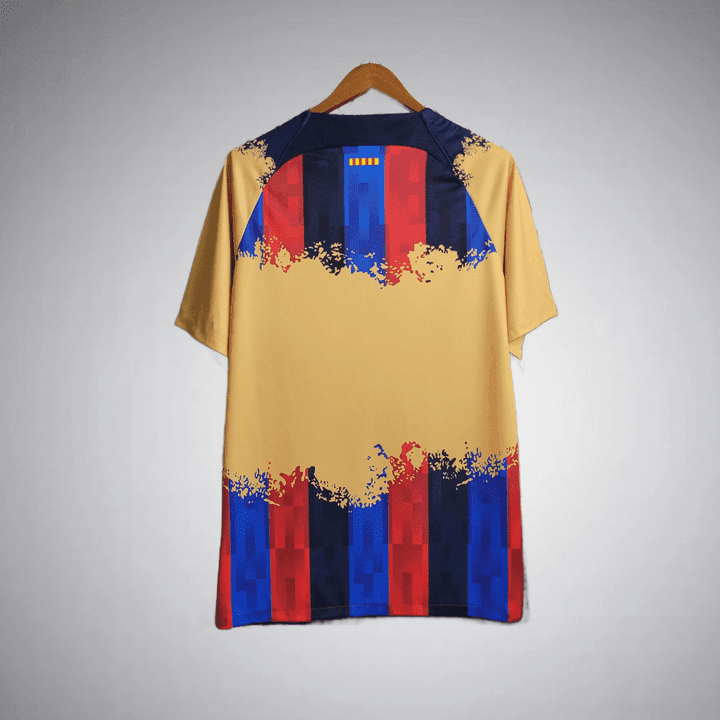 FC Barcelona "Catalan Pixel Fade" Premium Kit from FootballPrestige.shop - Premium Concept kits