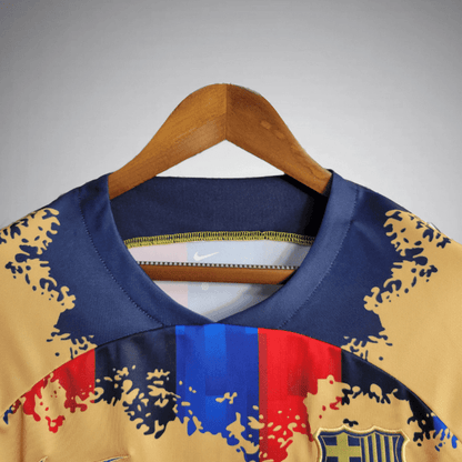 FC Barcelona "Catalan Pixel Fade" Premium Kit from FootballPrestige.shop - Premium Concept kits