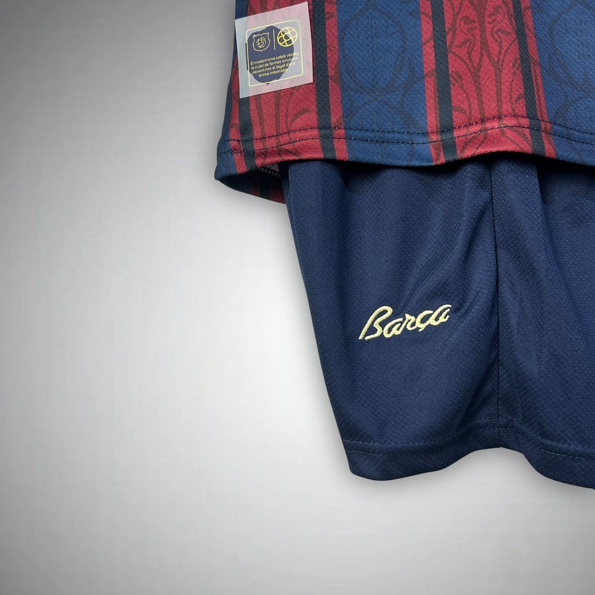 FC Barcelona "Catalan Roots" Premium Kids Size Kit from FootballPrestige.com - Premium Football Kits
