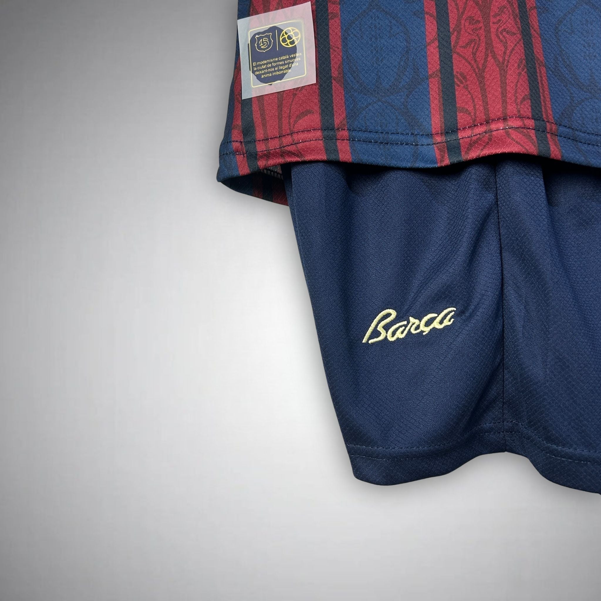 FC Barcelona "Catalan Roots" Premium Kids Size Kit from FootballPrestige.club - Premium Football Kits