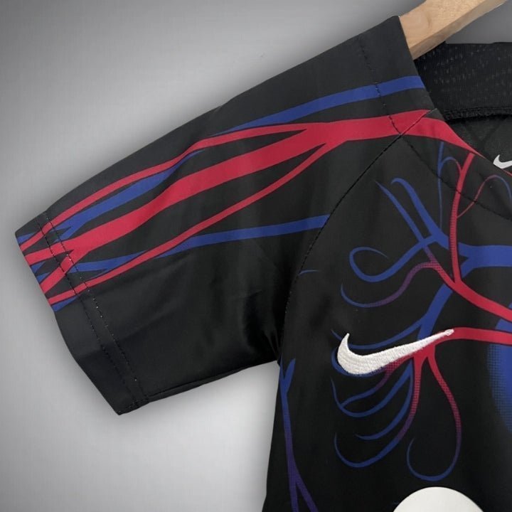FC Barcelona "Catalan Veins" Kids Size Kit from FootballPrestige.club - Premium Football Kits