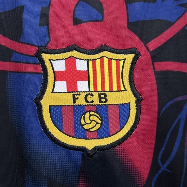 FC Barcelona "Catalan Veins" Kids Size Kit from FootballPrestige.com - Premium Football Kits