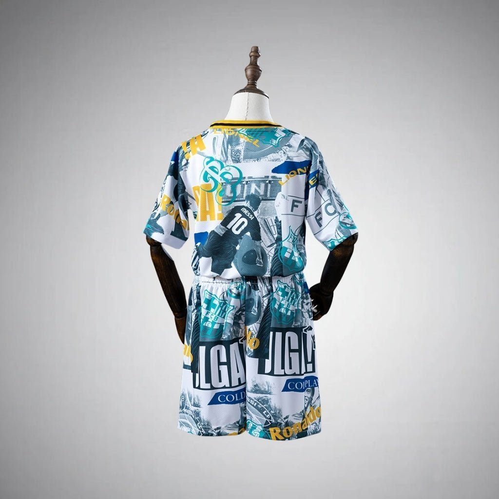 FC Barcelona "Chronicle" Premium Kids Size Kit from FootballPrestige.club - Premium Football Kits