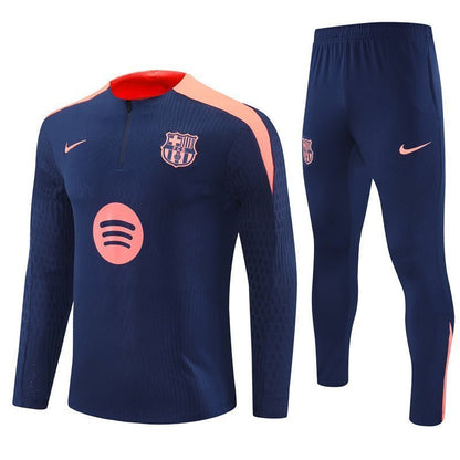 FC Barcelona "Comeback" Premium Kids Size Tracksuit from FootballPrestige.com - Premium Football Kits