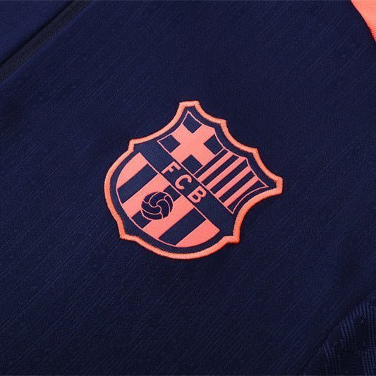 FC Barcelona "Comeback" Premium Kids Size Tracksuit from FootballPrestige.com - Premium Football Kits