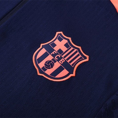FC Barcelona "Comeback" Premium Kids Size Tracksuit from FootballPrestige.com - Premium Football Kits