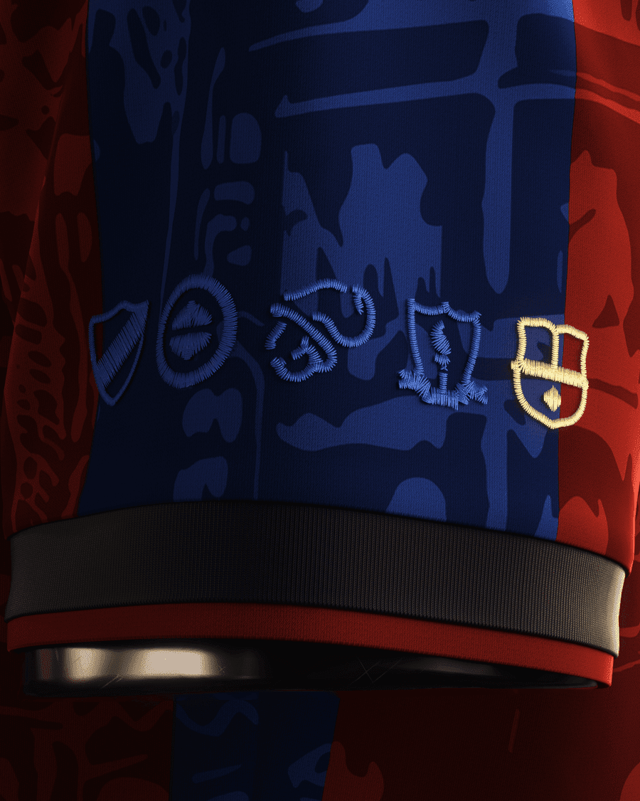 FC Barcelona "El Pistolero" Premium Kit from FootballPrestige.club - Premium Football Kits