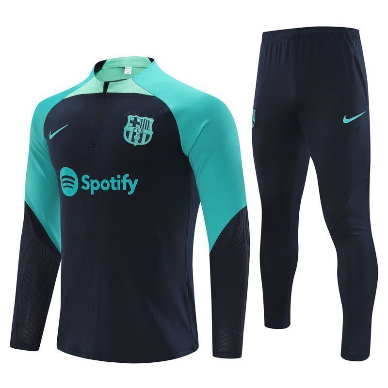 FC Barcelona "Gemstone" Premium Kids Size Tracksuit from FootballPrestige.com - Premium Football Kits