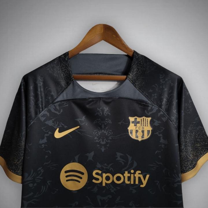 FC Barcelona "Golden Knight" Premium Kit from FootballPrestige.shop - Premium Concept kits