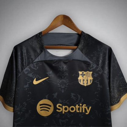 FC Barcelona "Golden Knight" Premium Kit from FootballPrestige.shop - Premium Concept kits