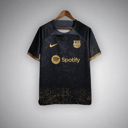FC Barcelona "Golden Knight" Premium Kit from FootballPrestige.shop - Premium Concept kits