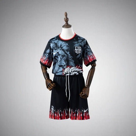 FC Barcelona "Lionheart" Premium Kids Size Kit from FootballPrestige.com - Premium Football Kits