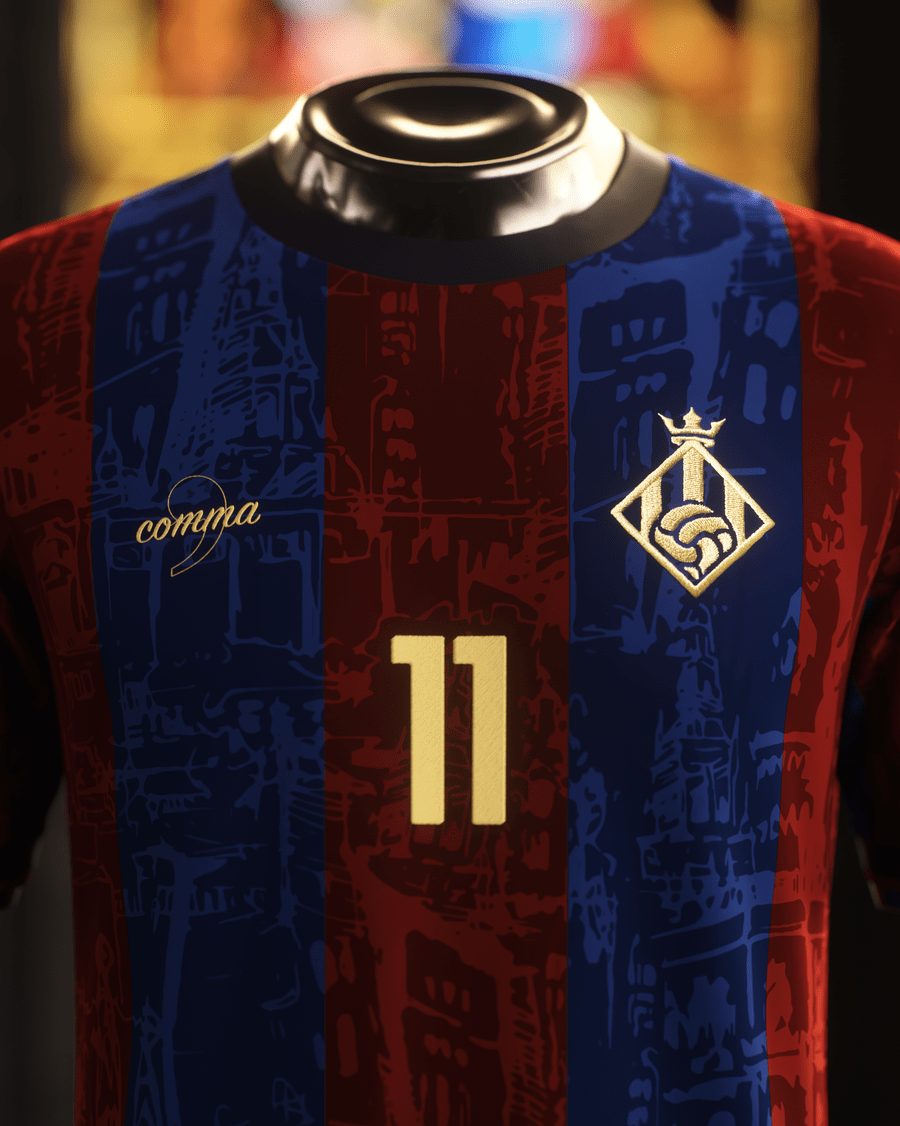 FC Barcelona "The Prince" Premium Kit from FootballPrestige.club - Premium Football Kits