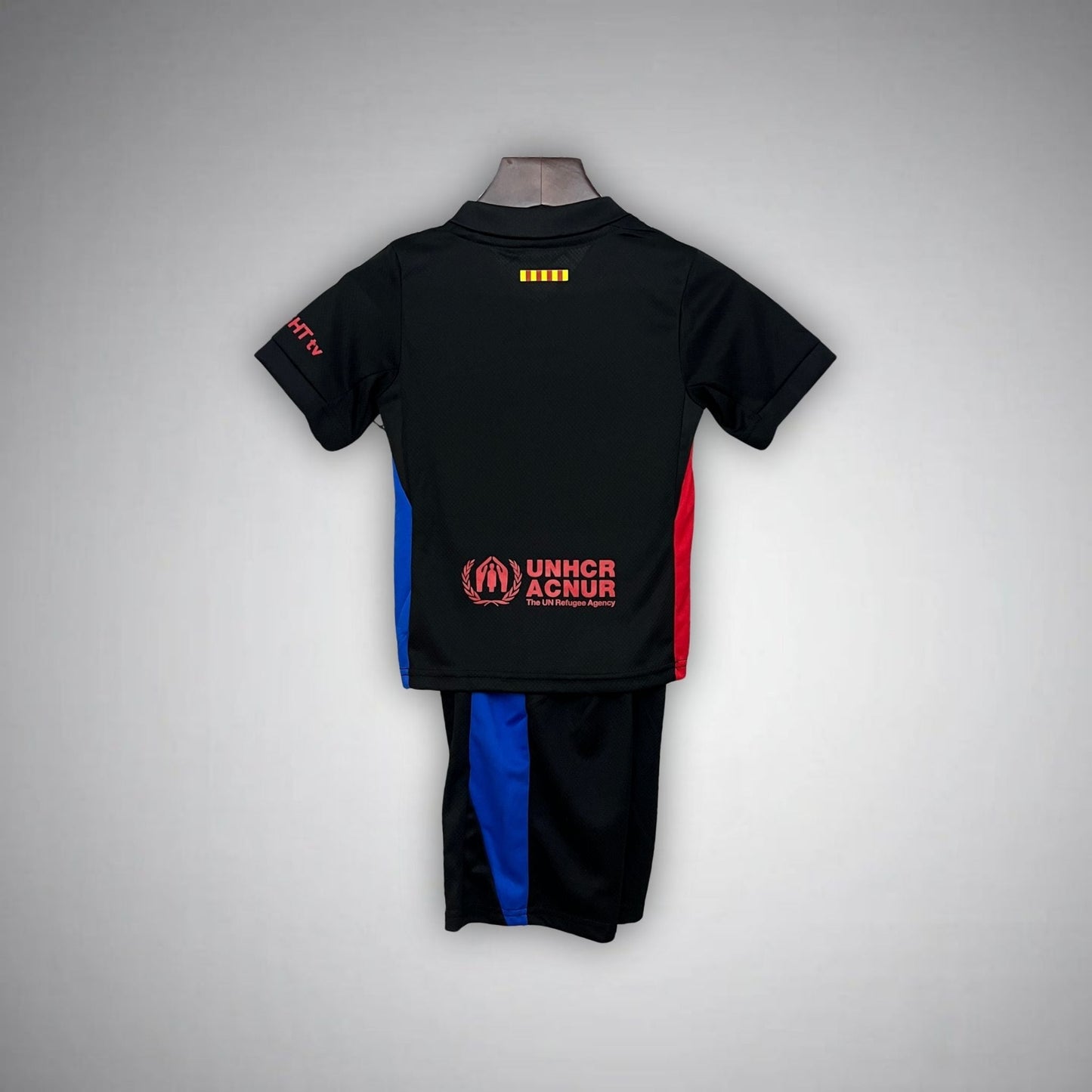 FC Barcelona x Cactus Jack Away Kids Size Kit from FootballPrestige.com - Premium Football Kits