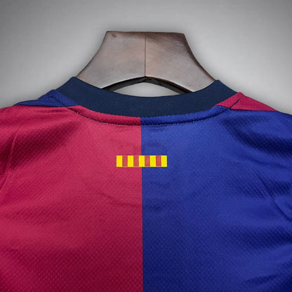 FC Barcelona x Cactus Jack Home Kids Size Kit from FootballPrestige.com - Premium Football Kits