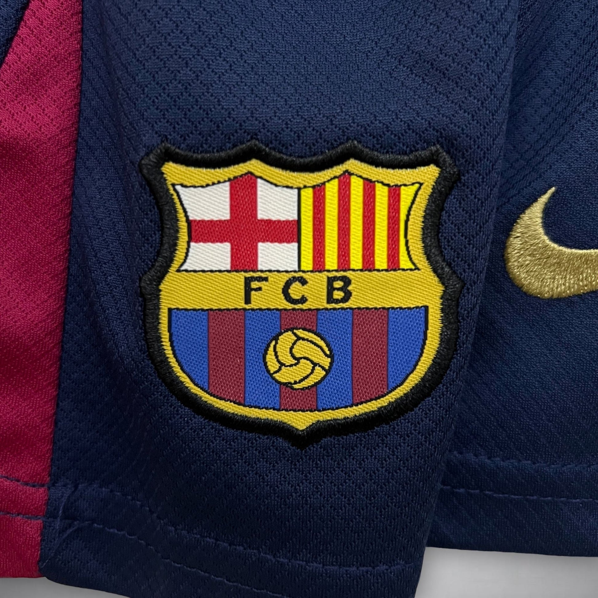 FC Barcelona x Cactus Jack Home Kids Size Kit from FootballPrestige.com - Premium Football Kits