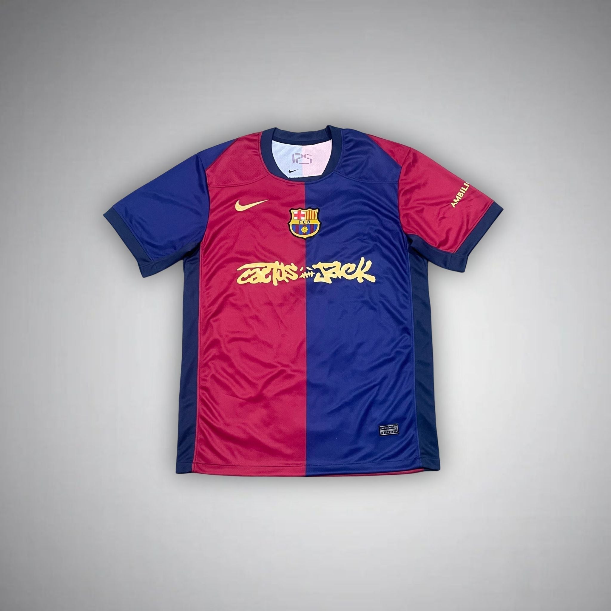 FC Barcelona x Cactus Jack Limited Edition Home Kit from FootballPrestige.club - Premium Football Kits