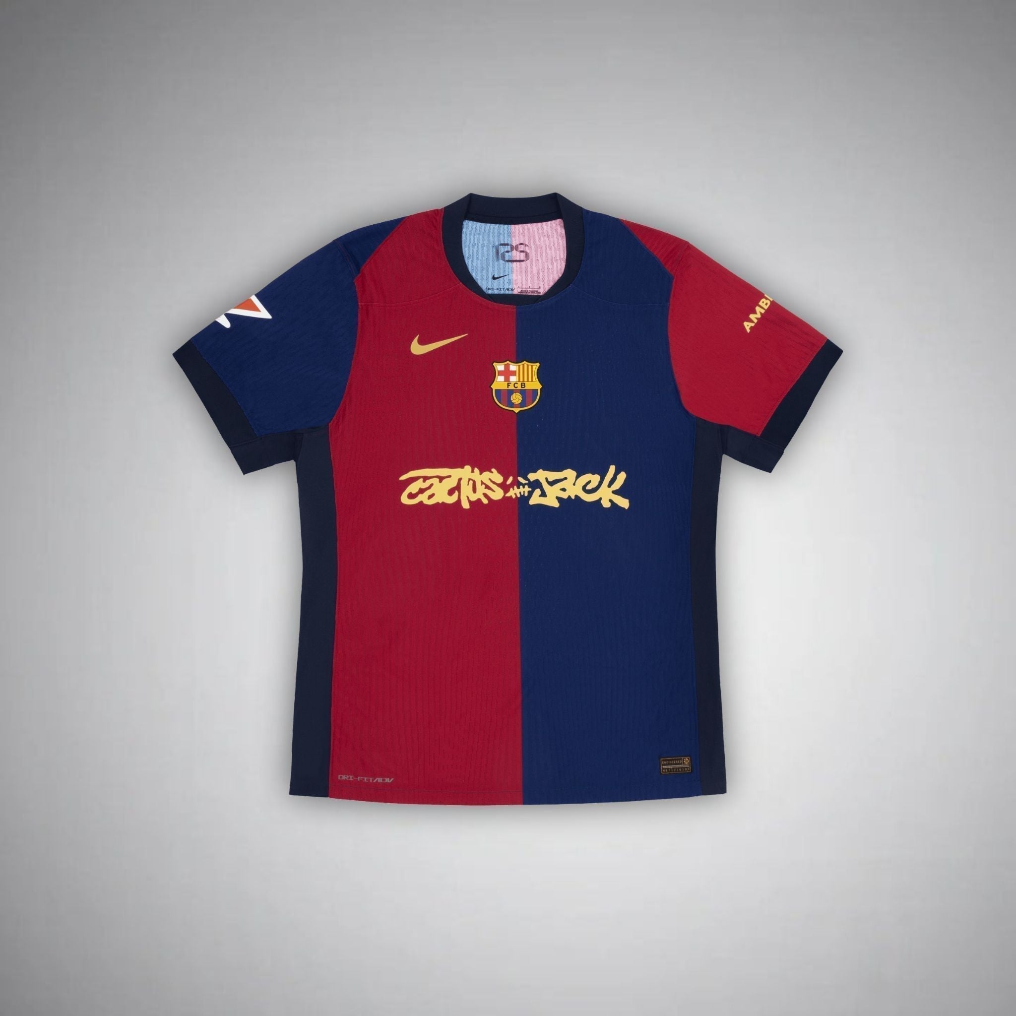 FC Barcelona x Cactus Jack Limited Edition Home Kit from FootballPrestige.club - Premium Football Kits