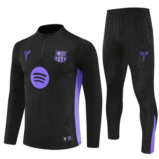 FC Barcelona x Kobe Bryant Premium Kids Size Tracksuit from FootballPrestige.com - Premium Football Kits