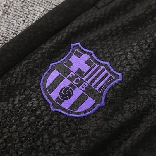 FC Barcelona x Mamba Premium Kids Size Tracksuit from FootballPrestige.com - Premium Football Kits