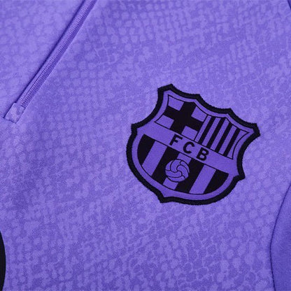 FC Barcelona x Mamba Premium Kids Size Tracksuit from FootballPrestige.com - Premium Football Kits