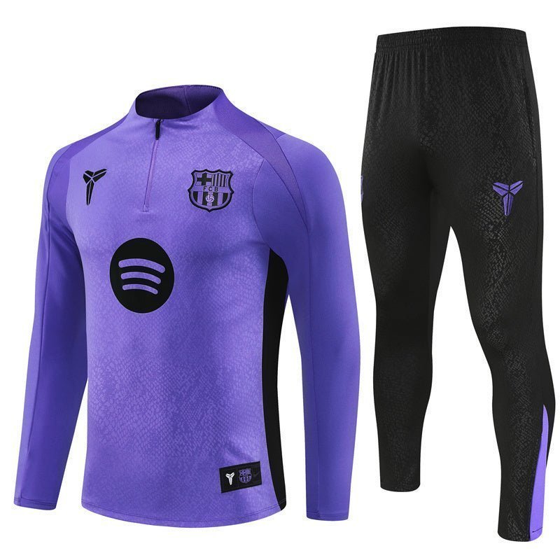 FC Barcelona x Mamba Premium Tracksuit from FootballPrestige.club - Premium Football Kits