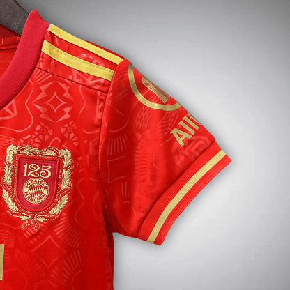 FC Bayern 125 Anniversary Kids Size Kit from FootballPrestige.com - Premium Football Kits