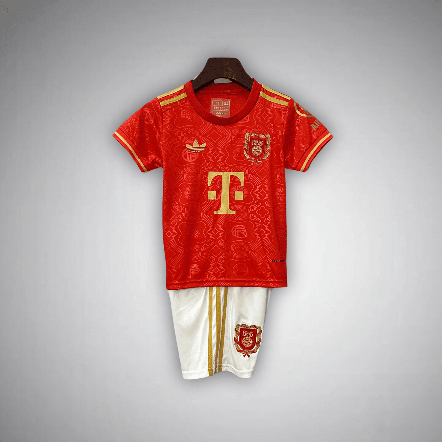 FC Bayern 125 Anniversary Kids Size Kit from FootballPrestige.com - Premium Football Kits