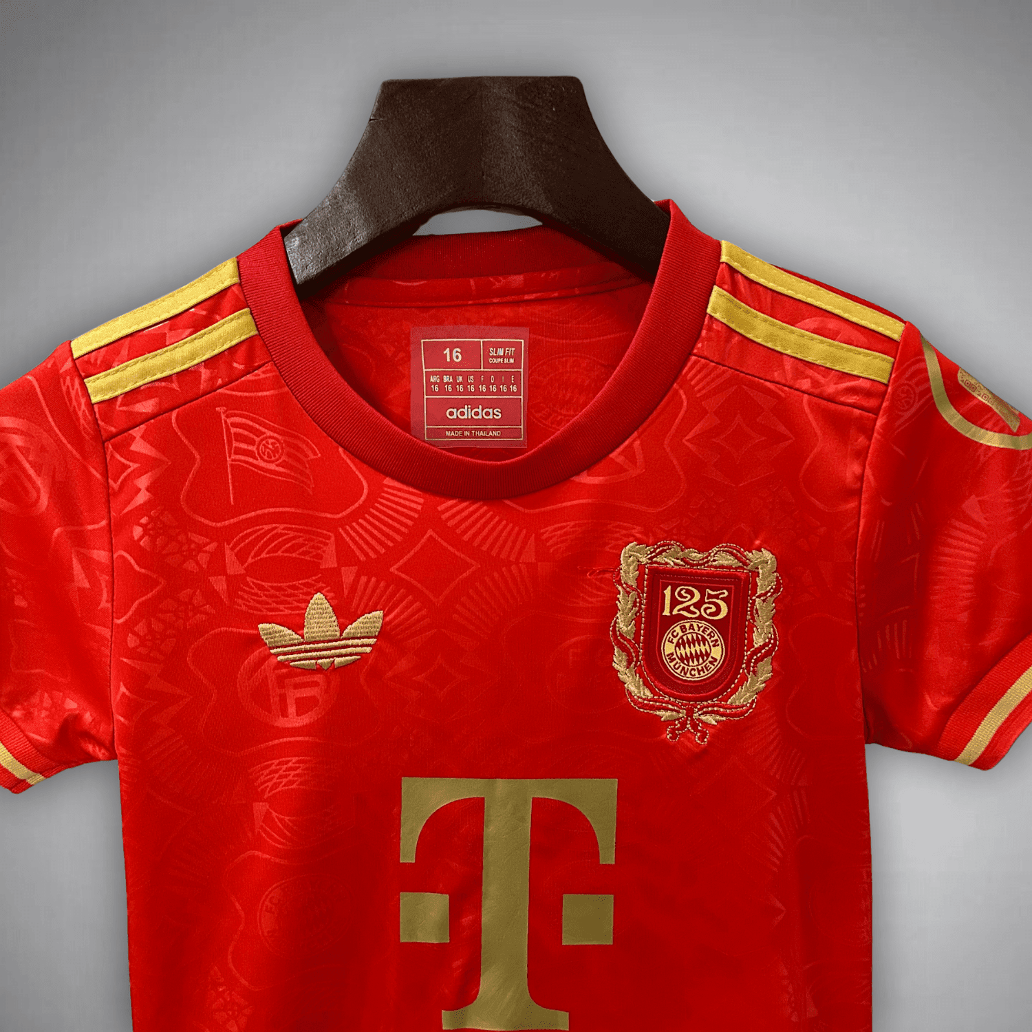 FC Bayern 125 Anniversary Kids Size Kit from FootballPrestige.com - Premium Football Kits