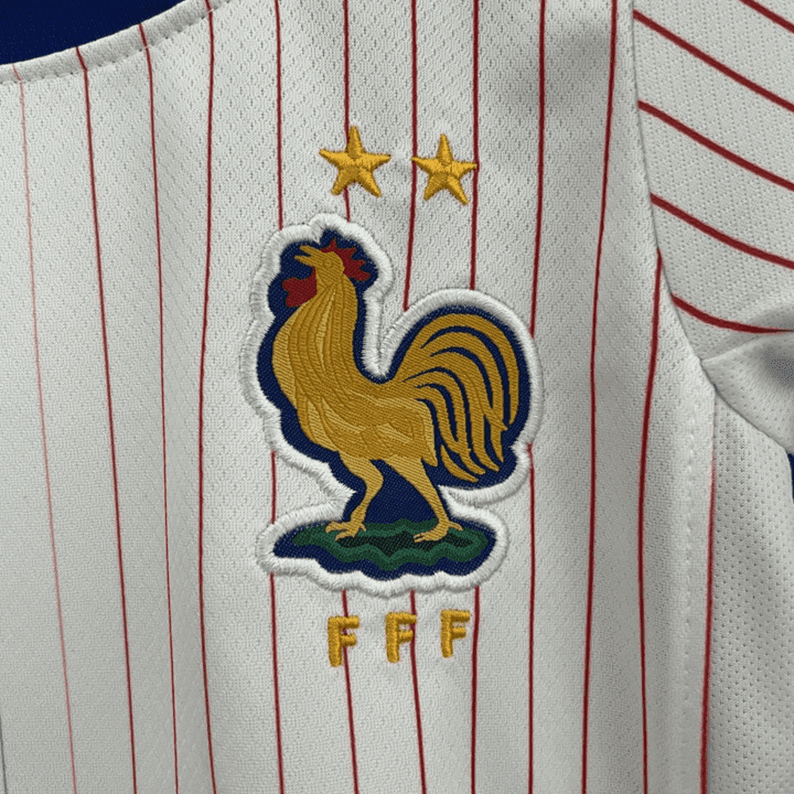 France 2024 Away Kids Size Kit from FootballPrestige.club - Premium Football Kits