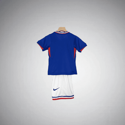 France 2024 Home Kids Size Kit from FootballPrestige.com - Premium Football Kits