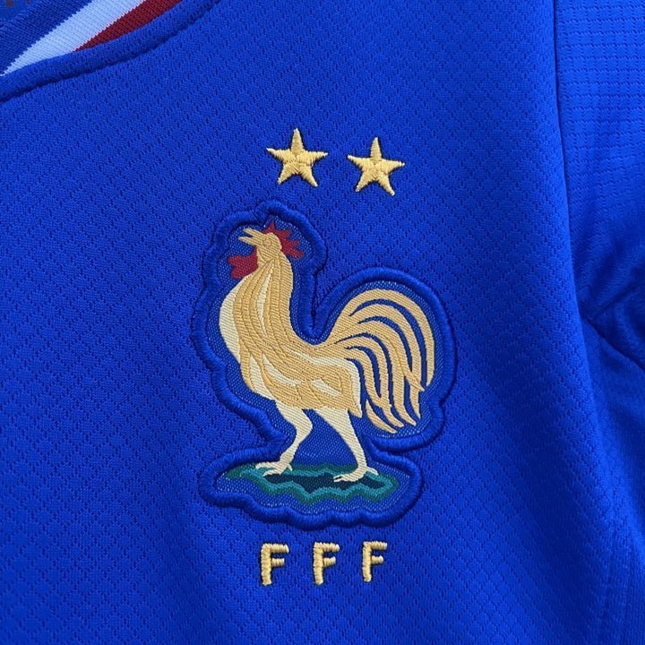 France 2024 Home Kids Size Kit from FootballPrestige.com - Premium Football Kits
