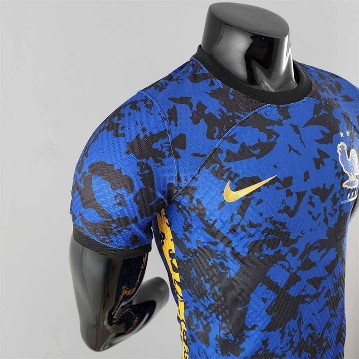 France "Bleu Nuit Éclatant" Premium Kit from FootballPrestige.club - Premium Football Kits