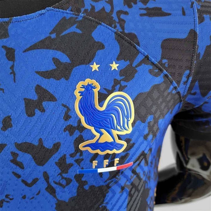 France "Bleu Nuit Éclatant" Premium Kit from FootballPrestige.club - Premium Football Kits