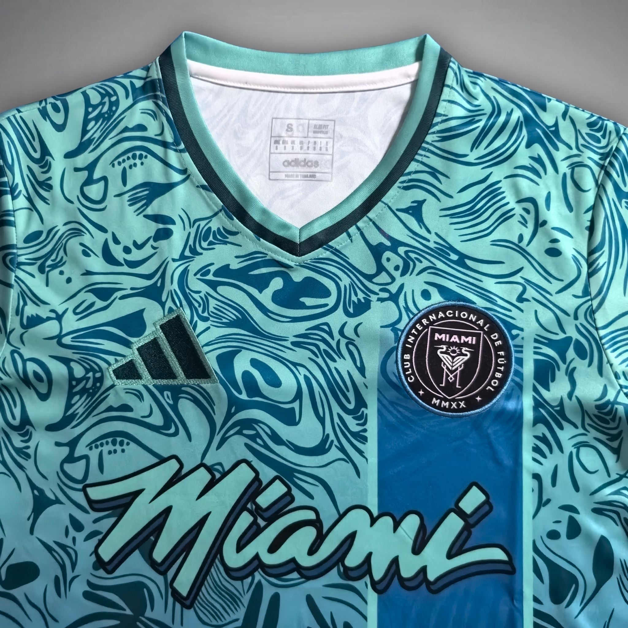 Inter Miami "Ocean Drive" Premium Kit from FootballPrestige.club - Premium Football Kits