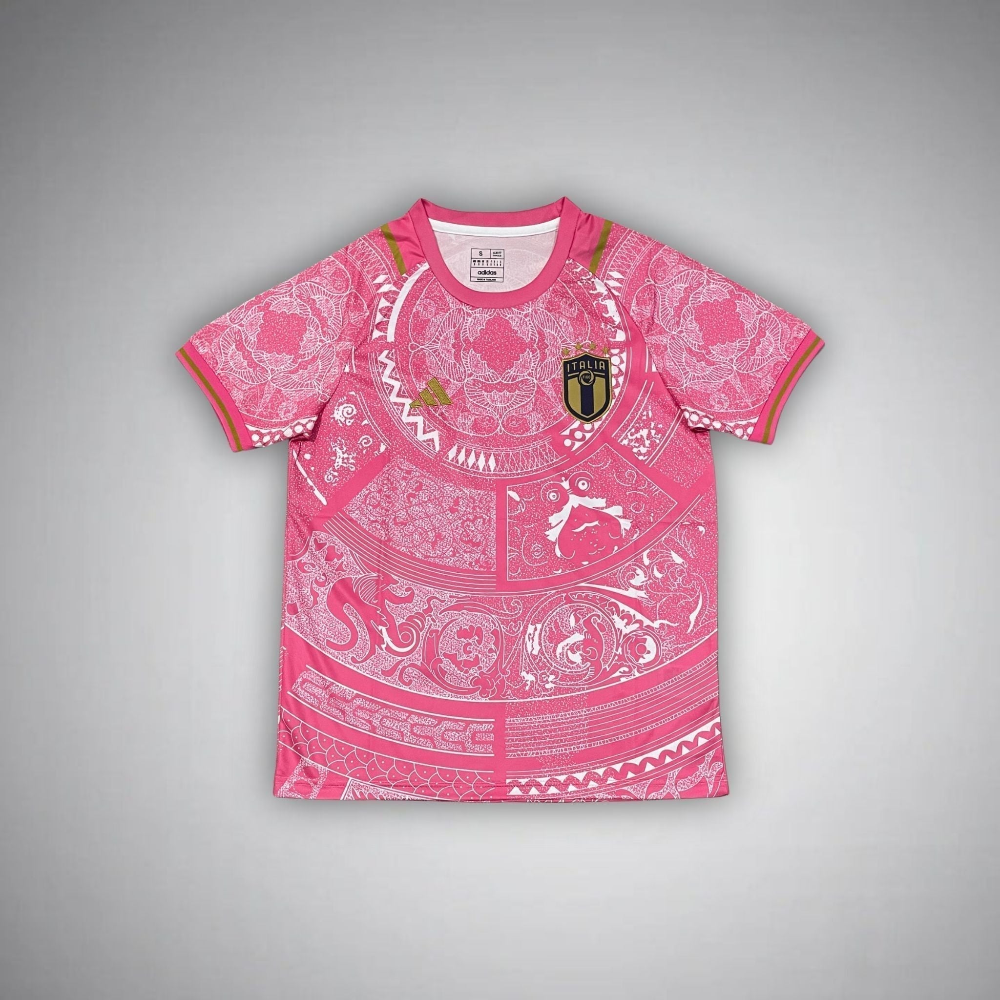 Italy "Stili di Roma" Premium Pink Kit from FootballPrestige.club - Premium Football Kits