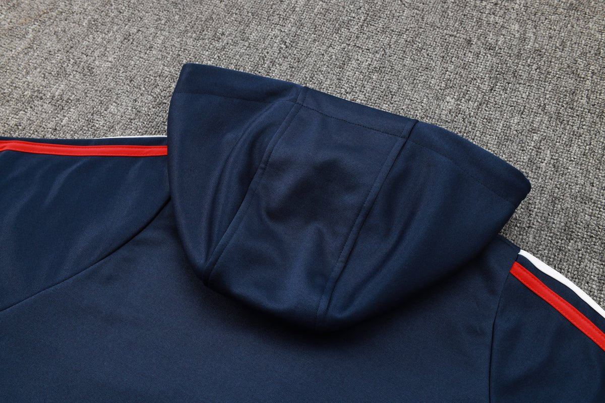 Italy Turquoise and Dark Blue Premium Tracksuit from FootballPrestige.com - Premium Football Kits