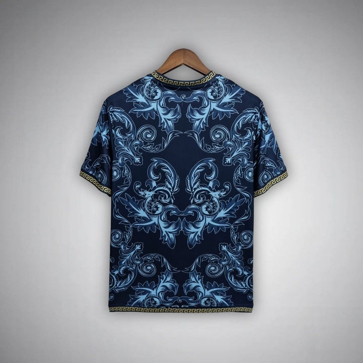 Italy "Versace" Premium Dark Blue Kit from FootballPrestige.com - Premium Football Kits